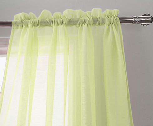 Adore the Decor™ Sheer Rod Pocket 54 x 84in. Single Curtain Panel